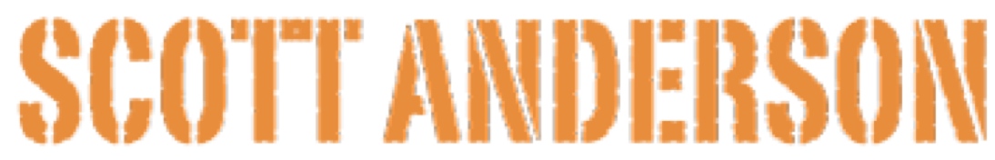 Graphic of name of Scott Anderson
